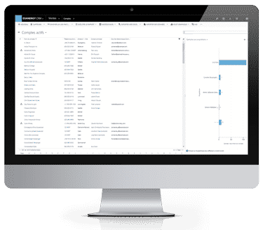 Le logiciel GRC EXANERGY Comptes et contacts