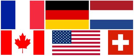 EXANERGY Routes couvre plusieurs pays et langues