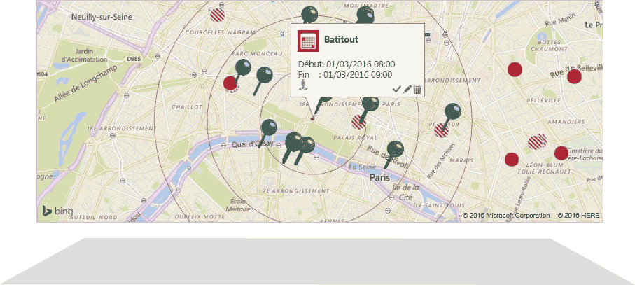 Recherche de proximité avec EXANERGY Routes